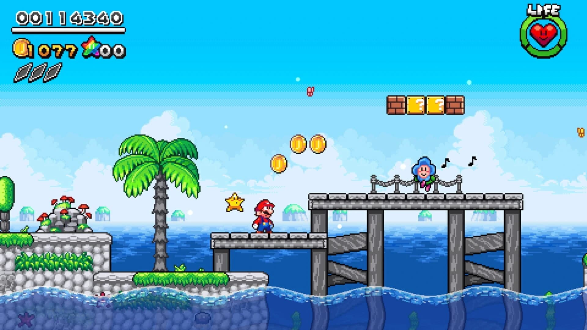 Super Mario & The Rainbow Stars screenshot 1