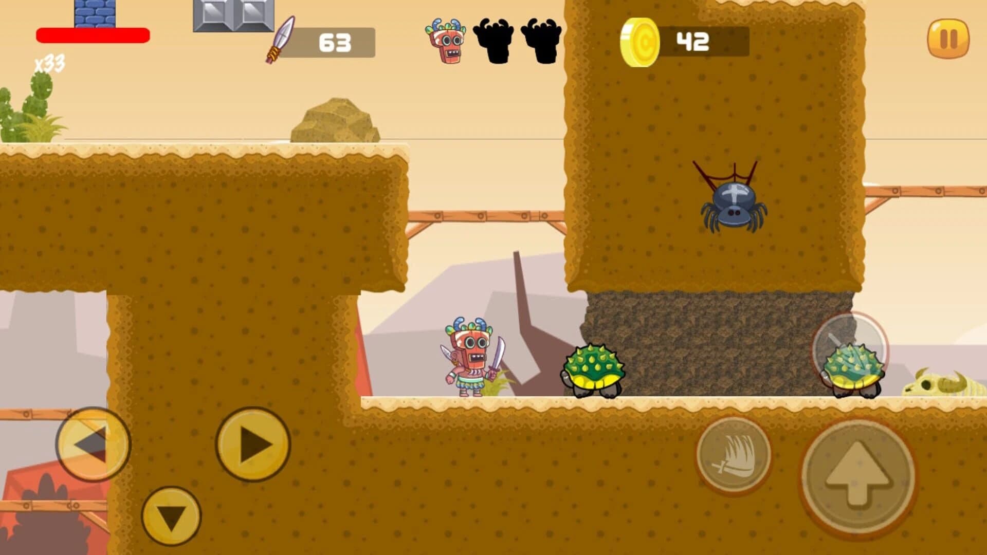 Super Prehistoric World Adventure screenshot 2