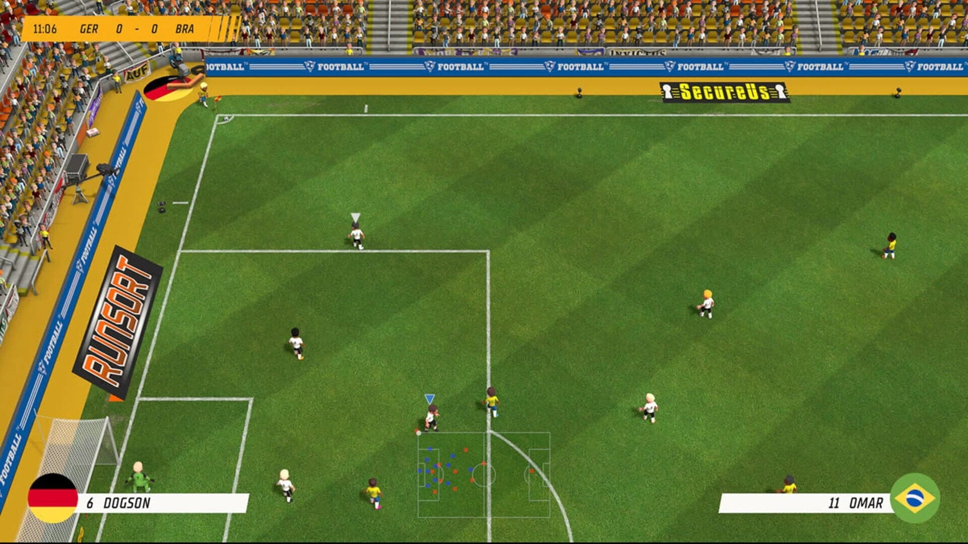 Super Soccer Blast: America VS Europe screenshot 3