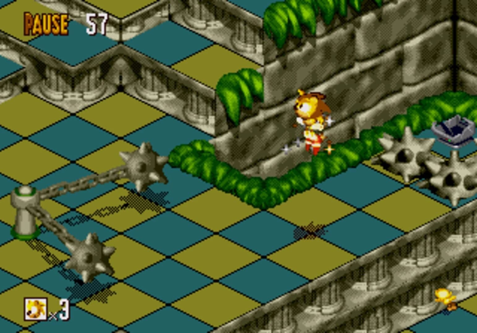 Super Sonic in Sonic 3D screenshot 1