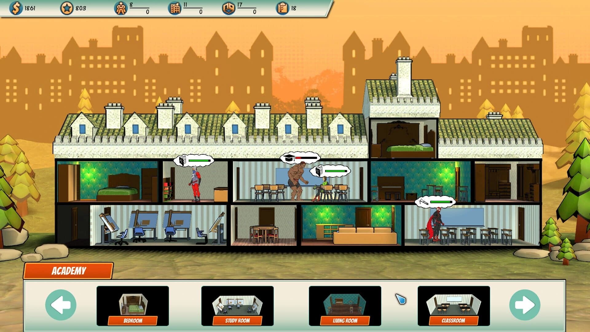 Superheroes Academy screenshot 1