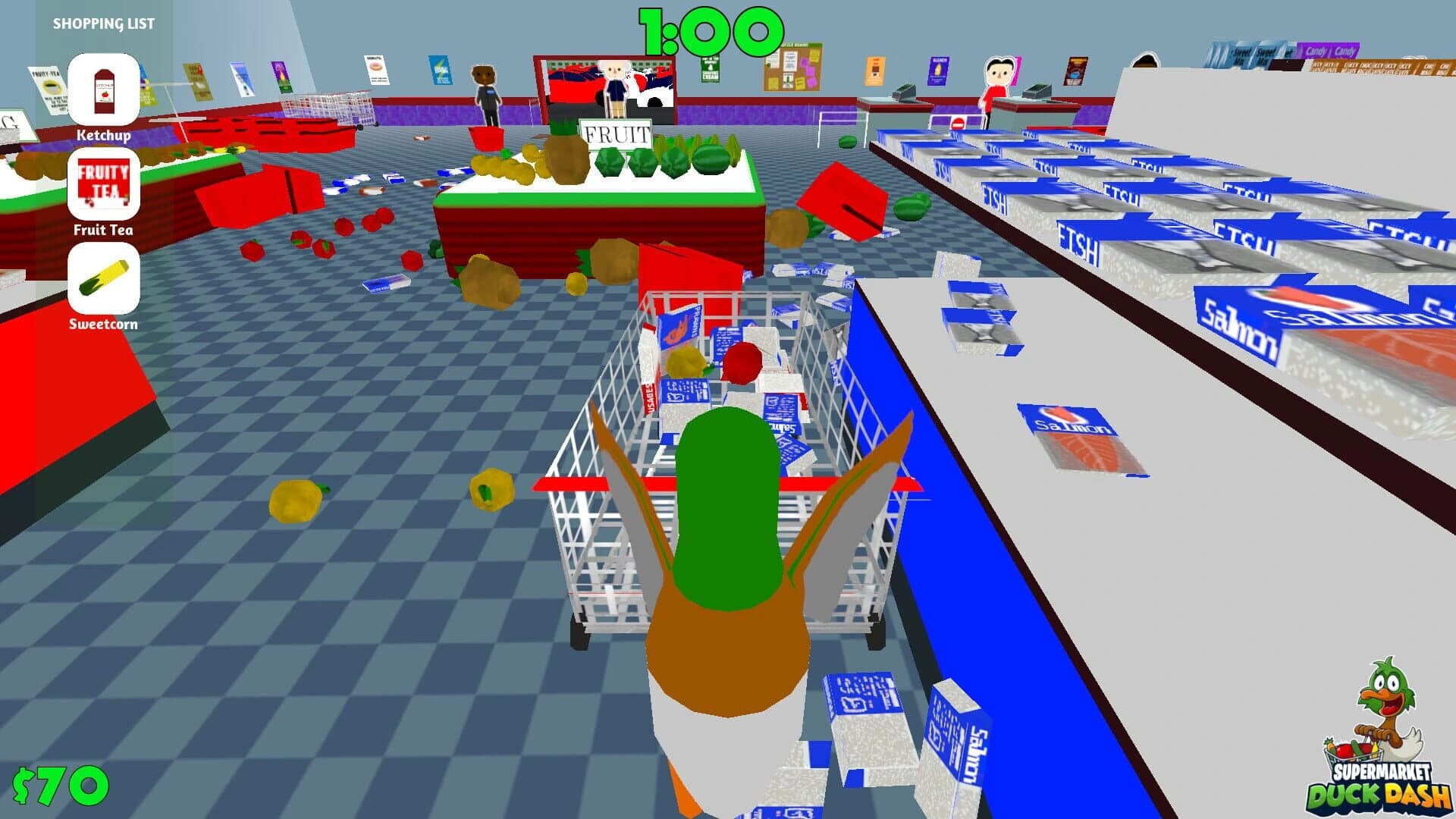 Supermarket Duck Dash screenshot 4