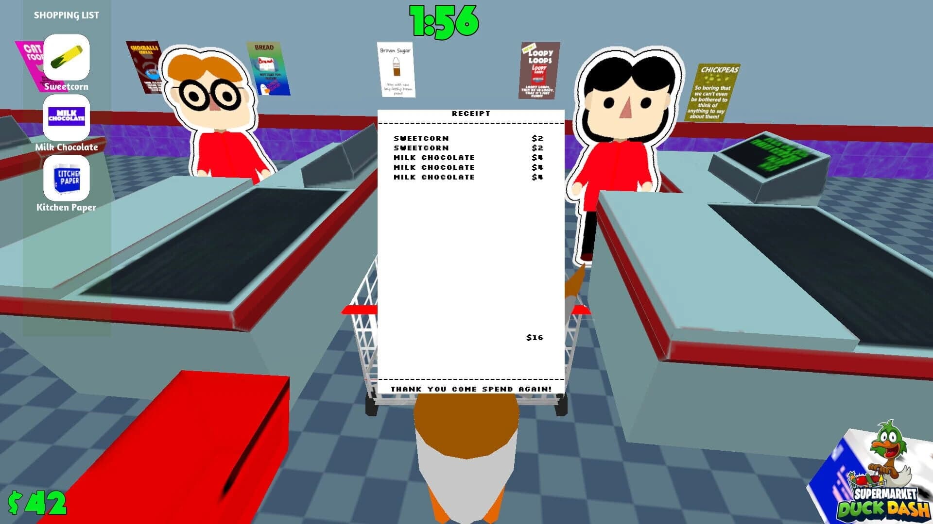 Supermarket Duck Dash screenshot 5