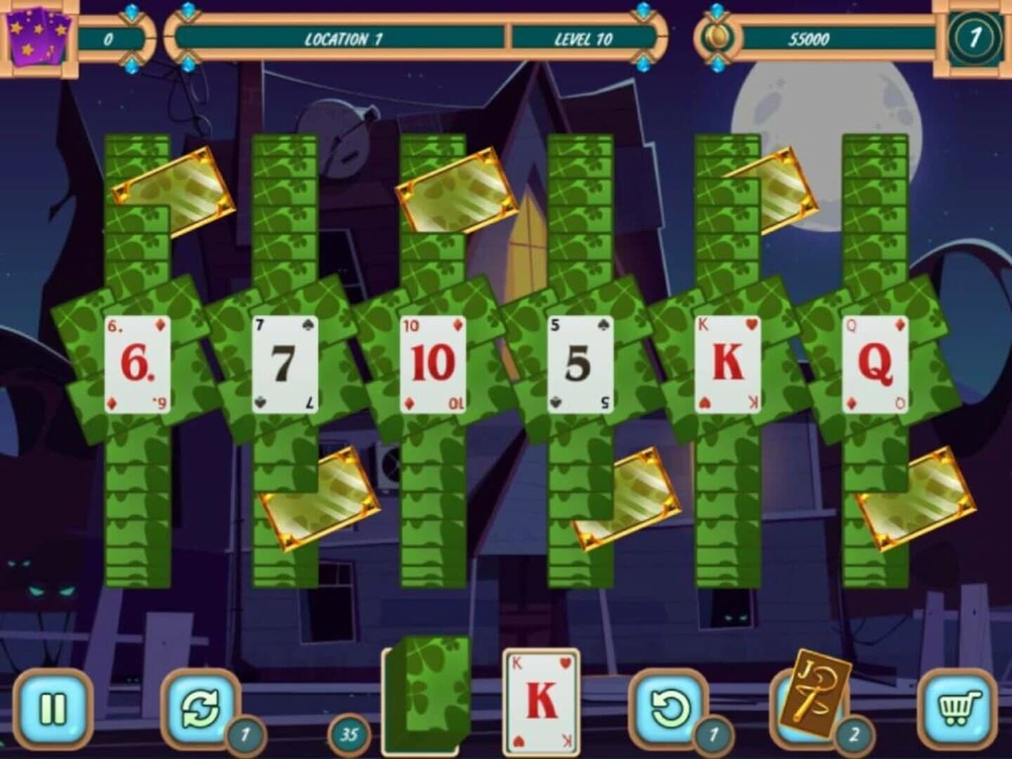 Sweet Solitaire: School Witch 3 screenshot 4
