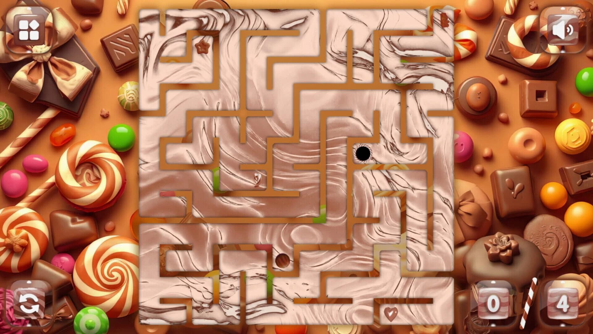 Sweetie Candy Maze: Brown Chocolate screenshot 3