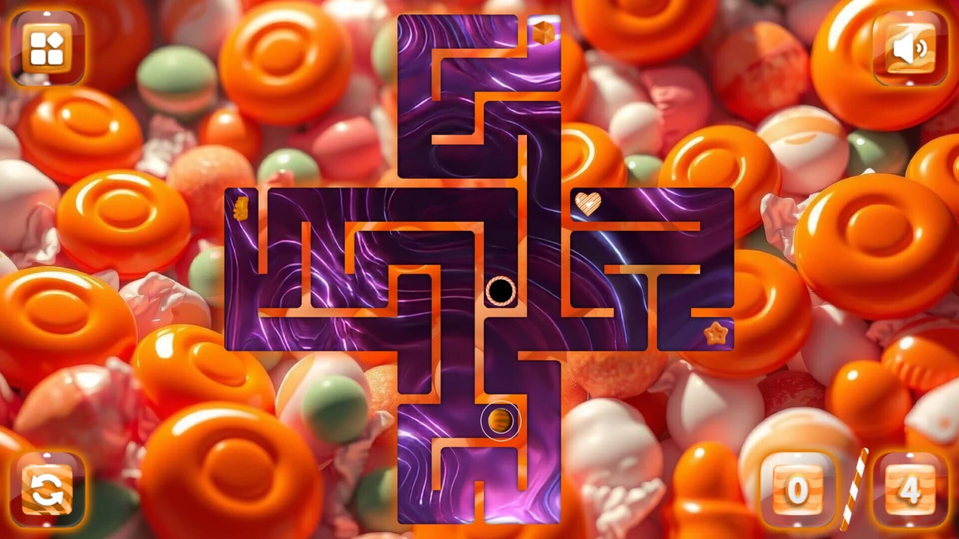 Sweetie Candy Maze: Orange screenshot 5