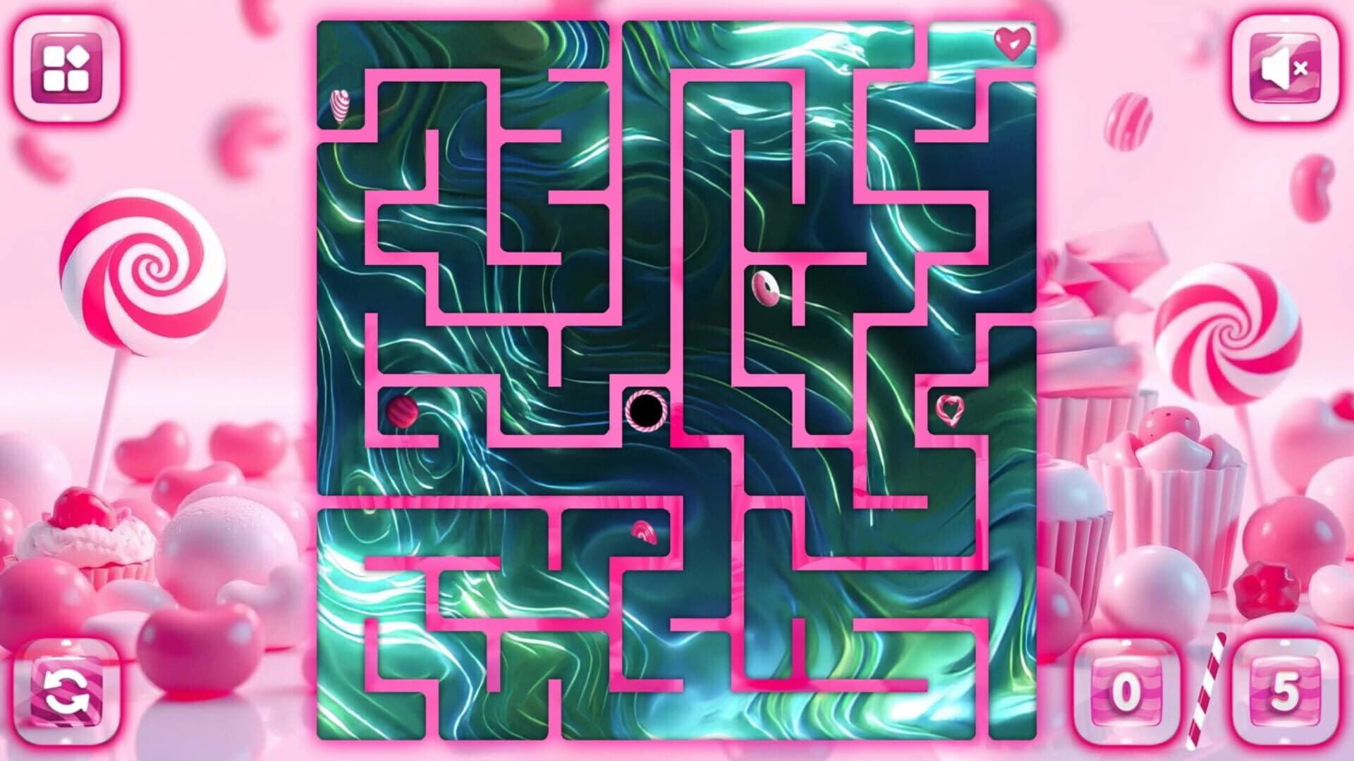 Sweetie Candy Maze: Pink Raspberry screenshot 4