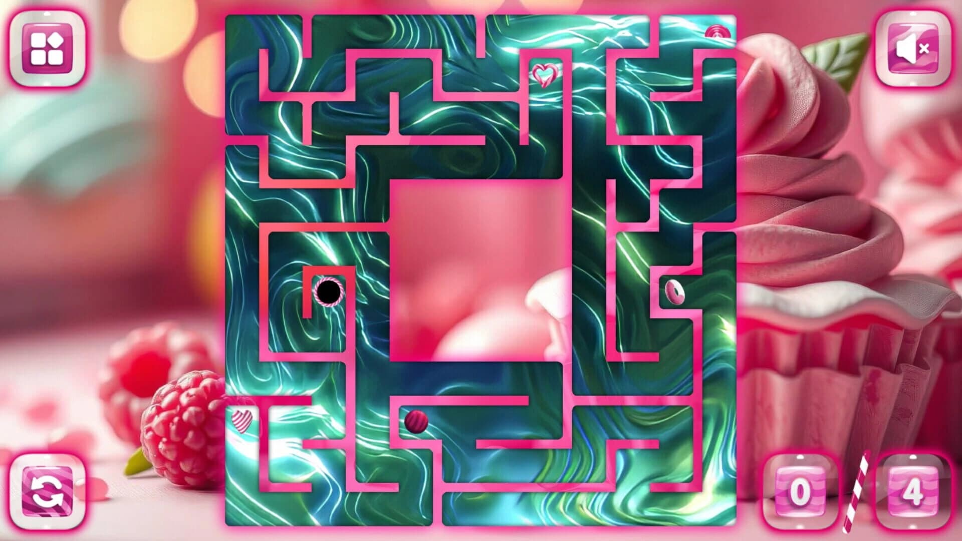 Sweetie Candy Maze: Pink Raspberry screenshot 2