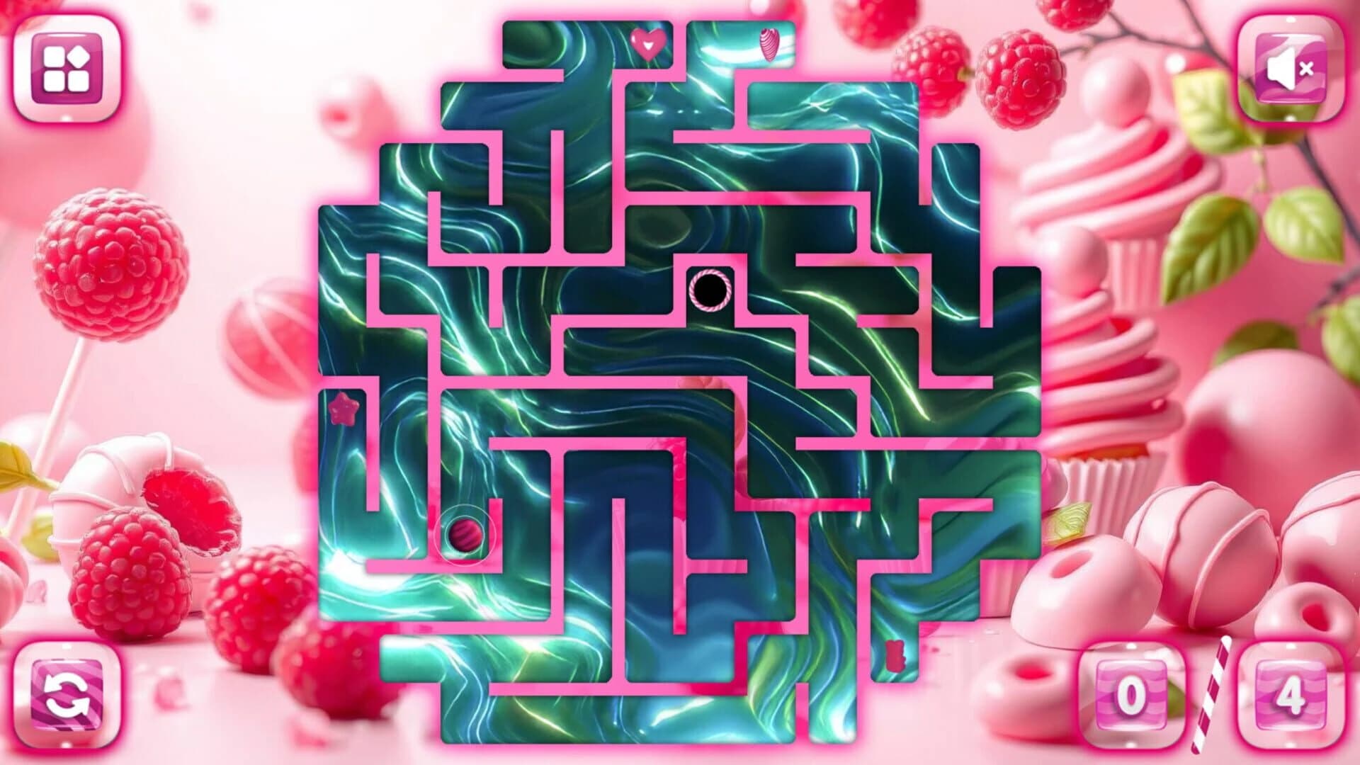 Sweetie Candy Maze: Pink Raspberry screenshot 3