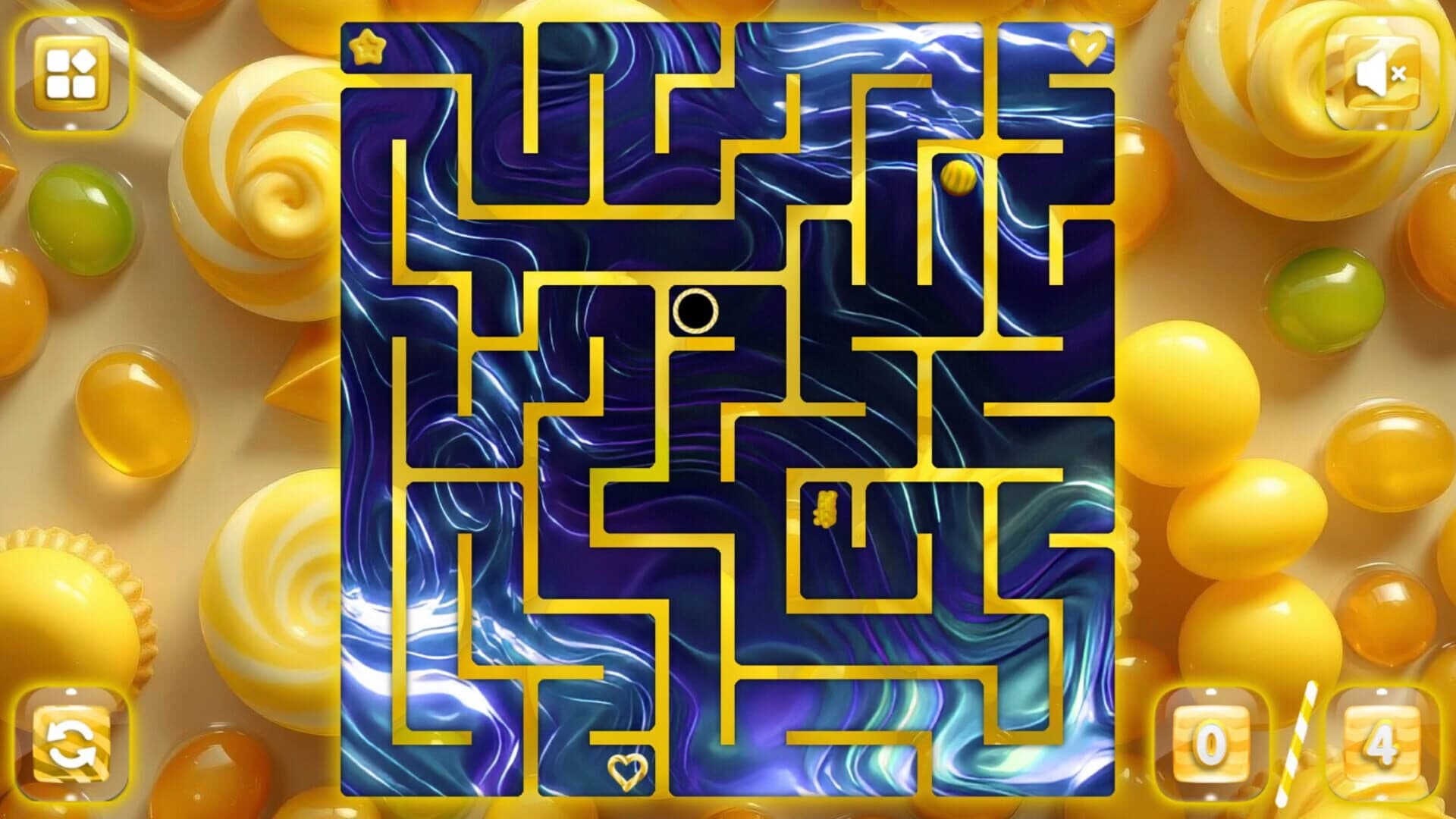 Sweetie Candy Maze: Yellow Lemon screenshot 5