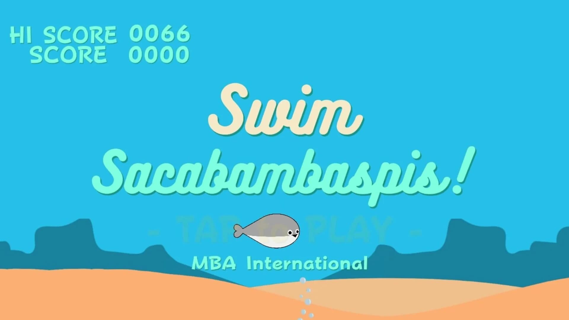 Swim! Sacabambaspis screenshot 1