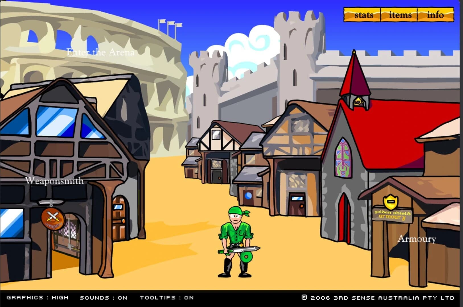 Swords and Sandals I: Gladiator screenshot 1