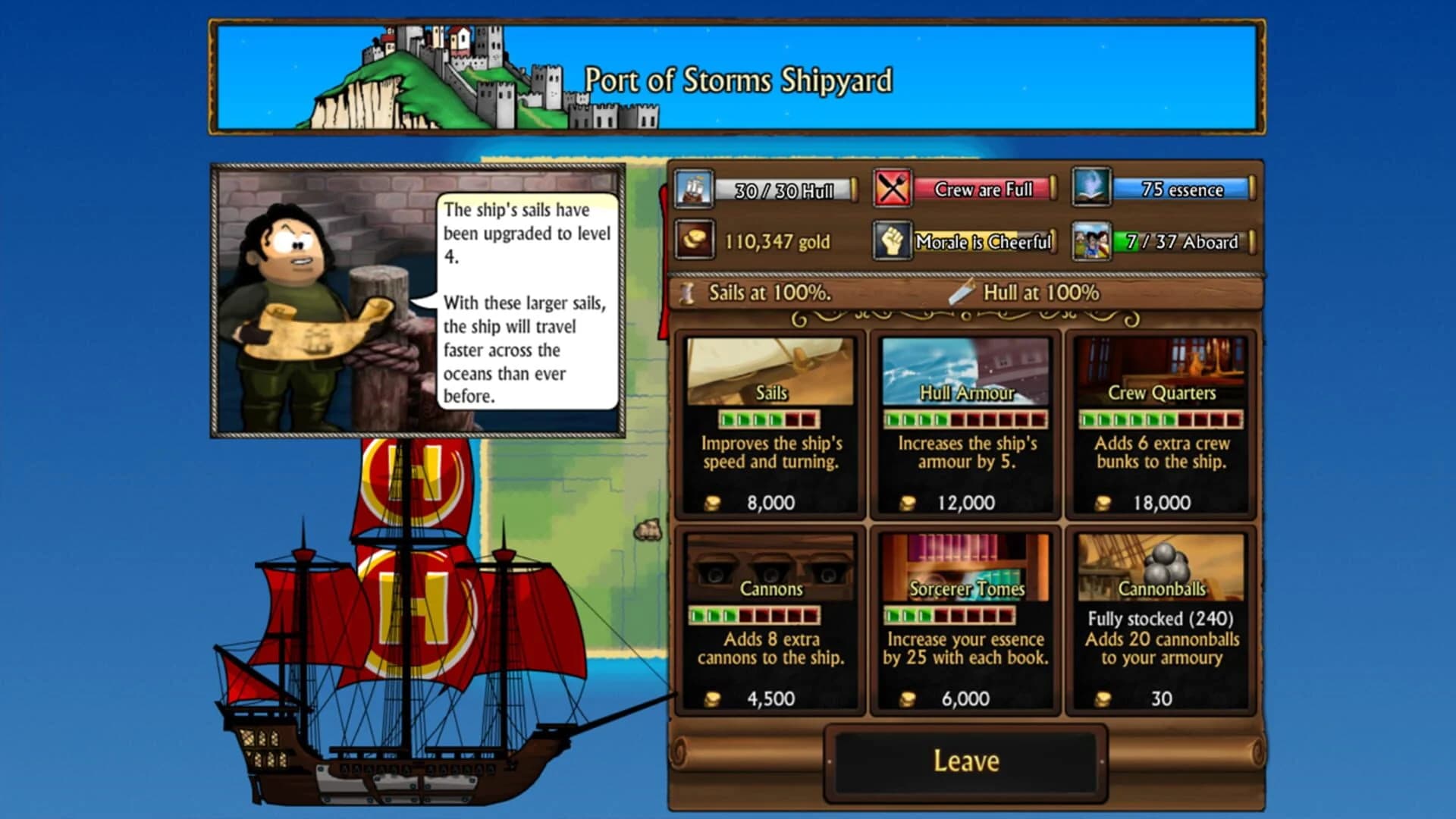 Swords and Sandals Pirates screenshot 1