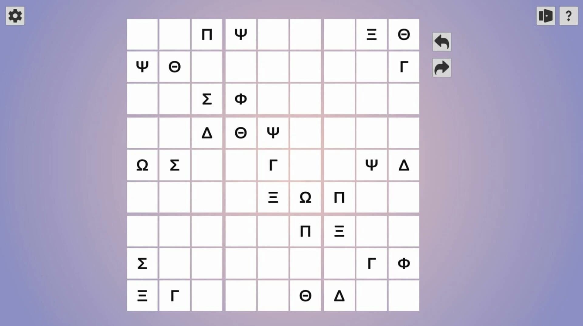 Symbol Sudoku screenshot 2