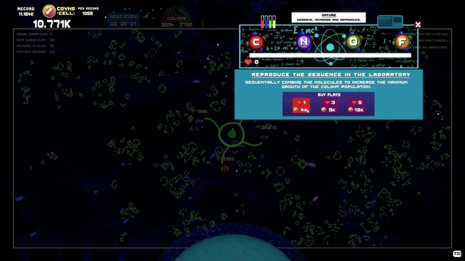 SynthetiCell BioClicker screenshot 5