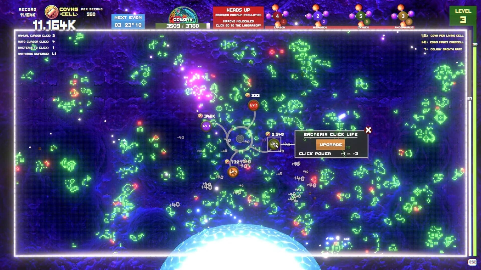 SynthetiCell BioClicker screenshot 4