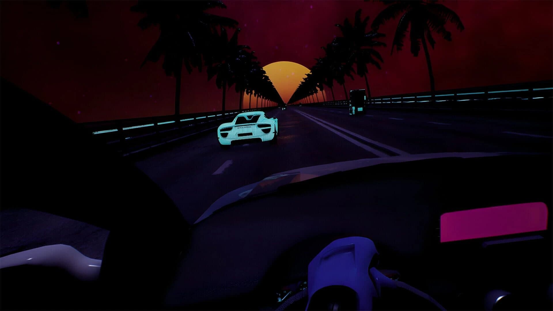 Synthwave Burnout VR screenshot 5