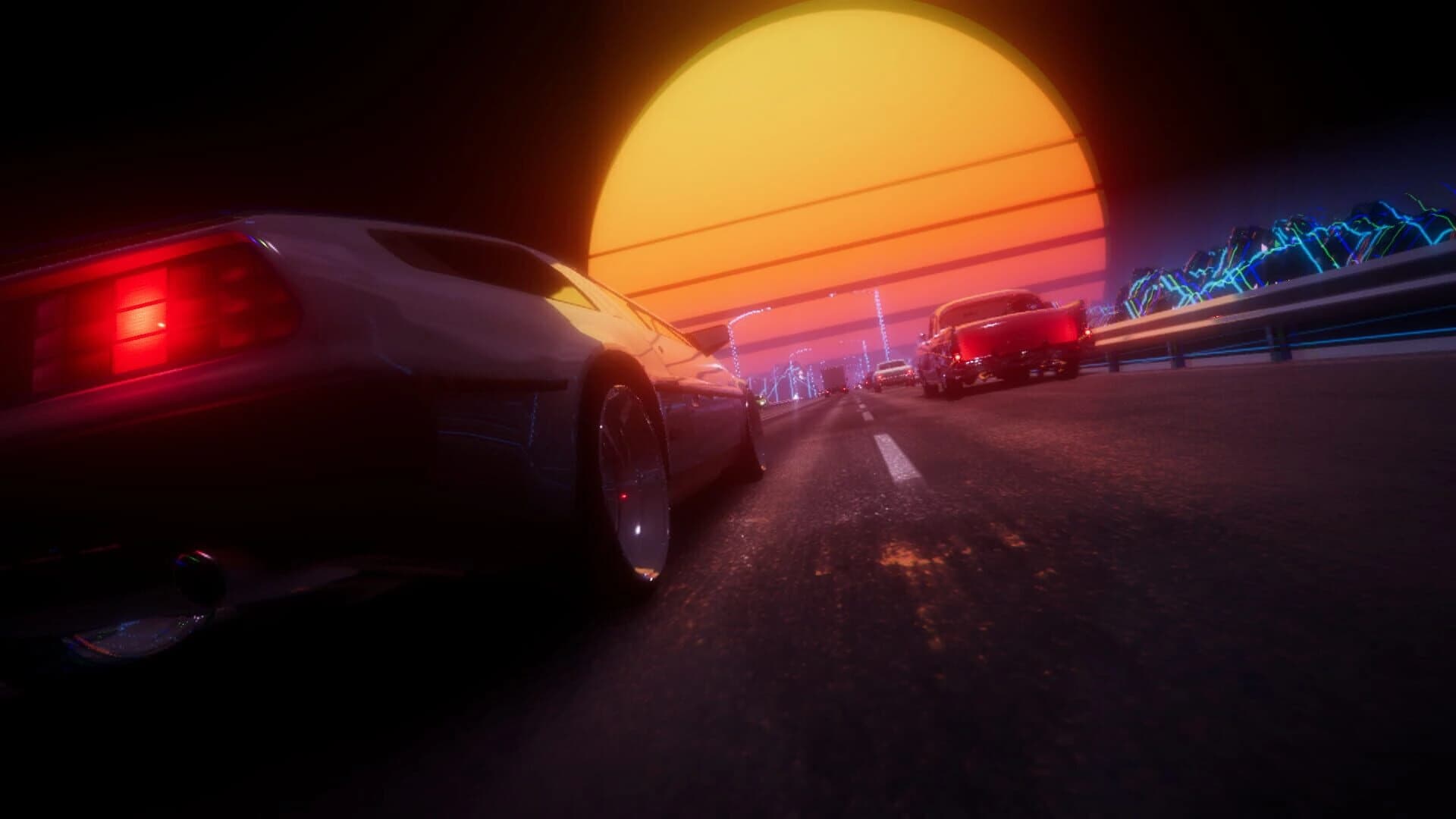 Synthwave Driver screenshot 5