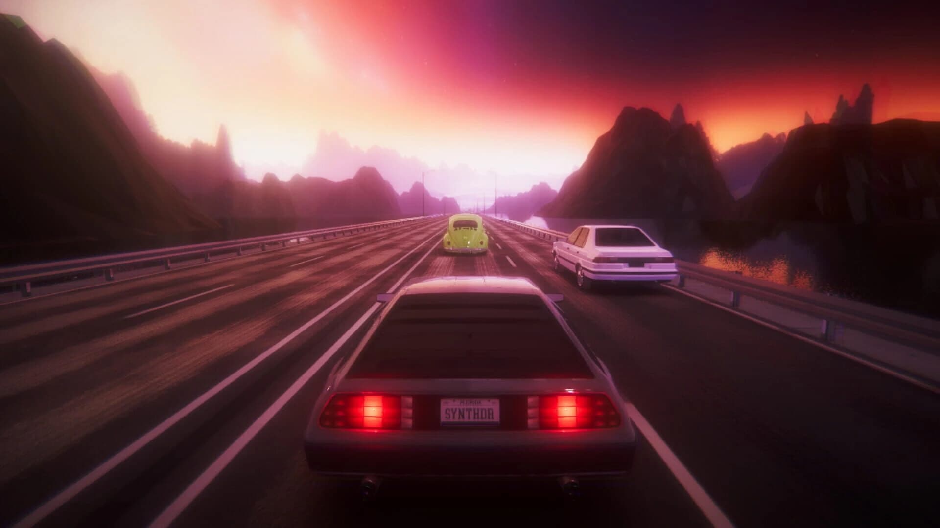 Synthwave Driver screenshot 1