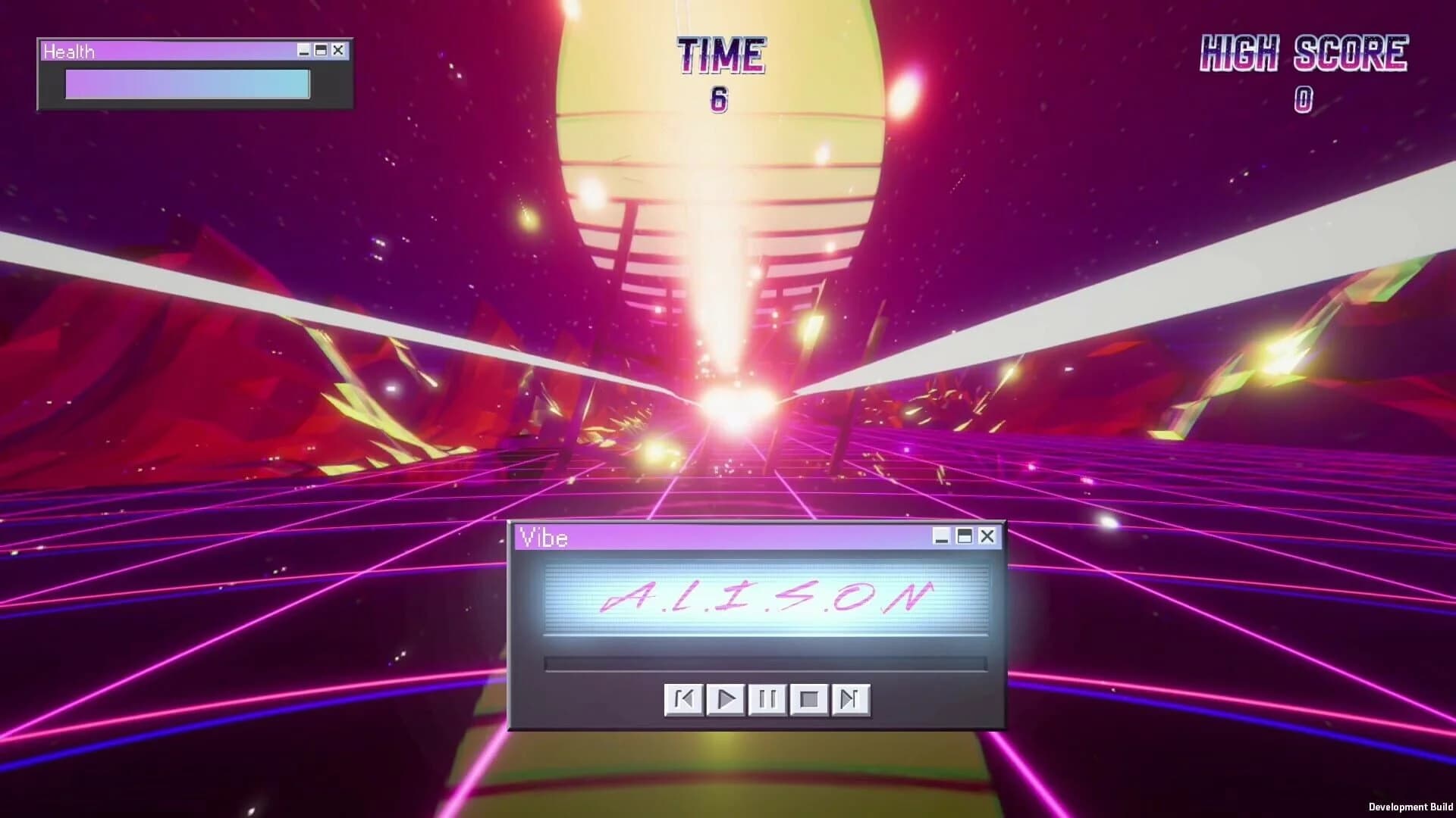 Synthwave Glider screenshot 2