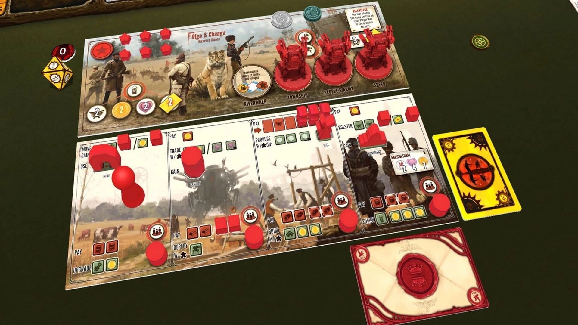 Tabletopia: Scythe - The Wind Gambit screenshot 5