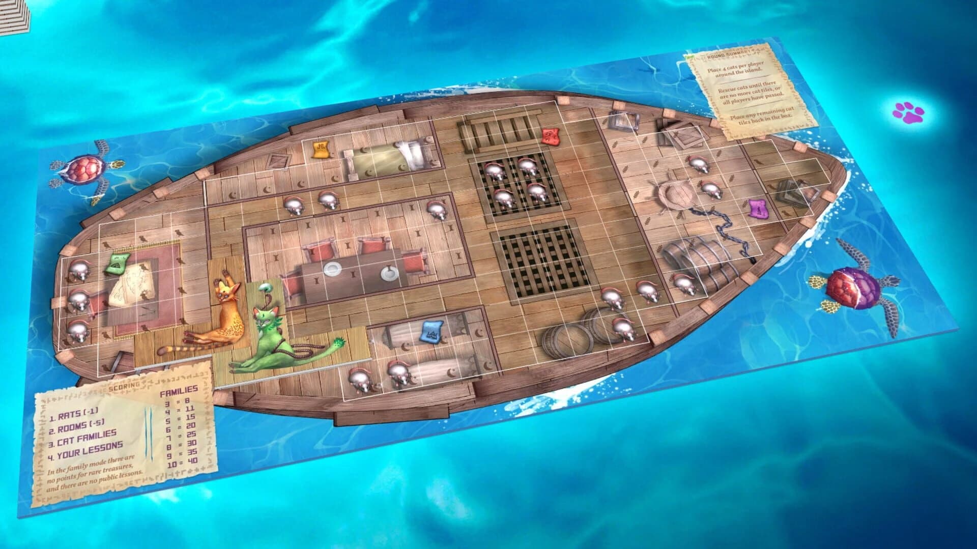 Tabletopia: The Isle of Cats screenshot 2