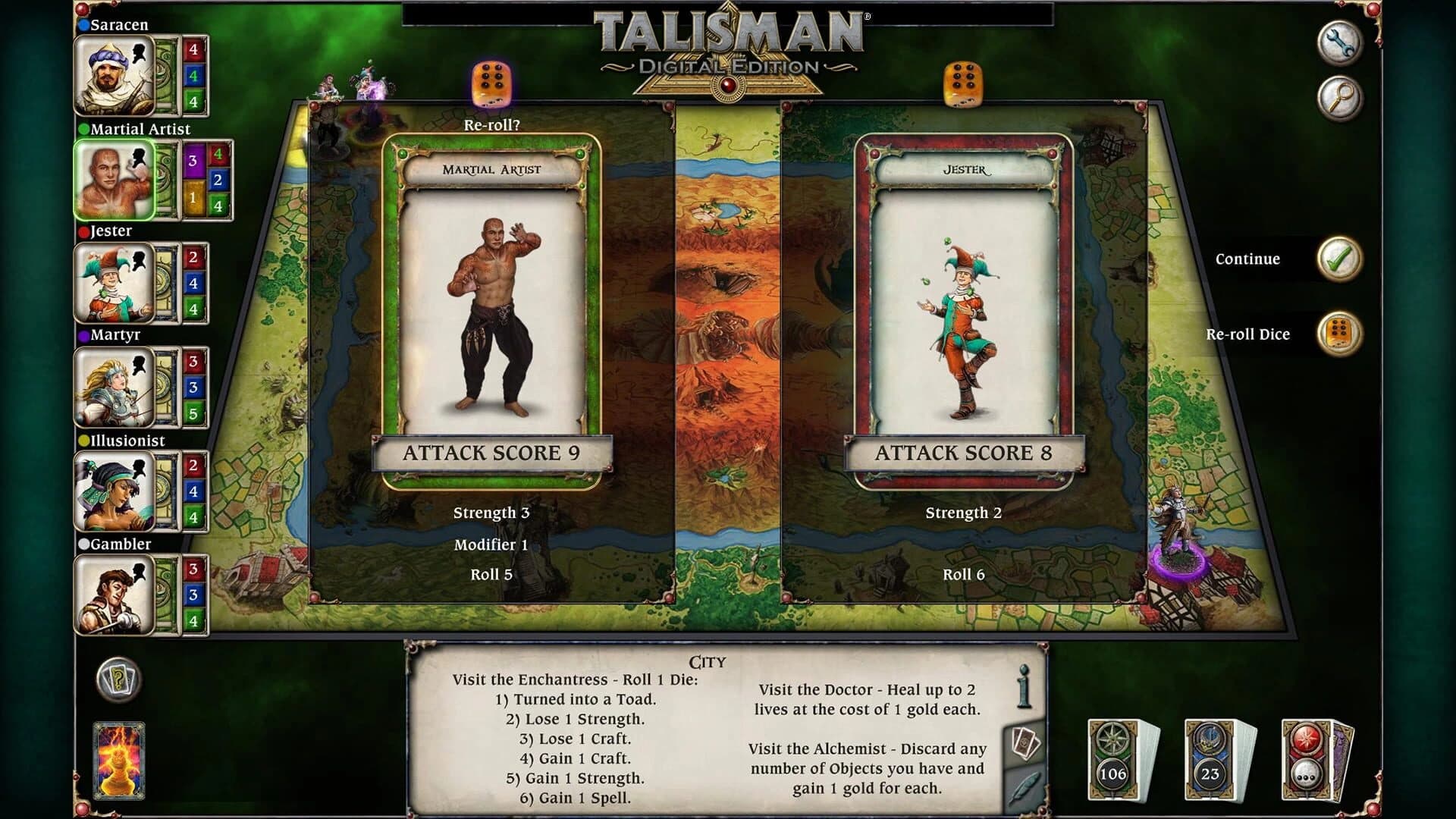 Talisman: Digital Edition - Martial Artist screenshot 5