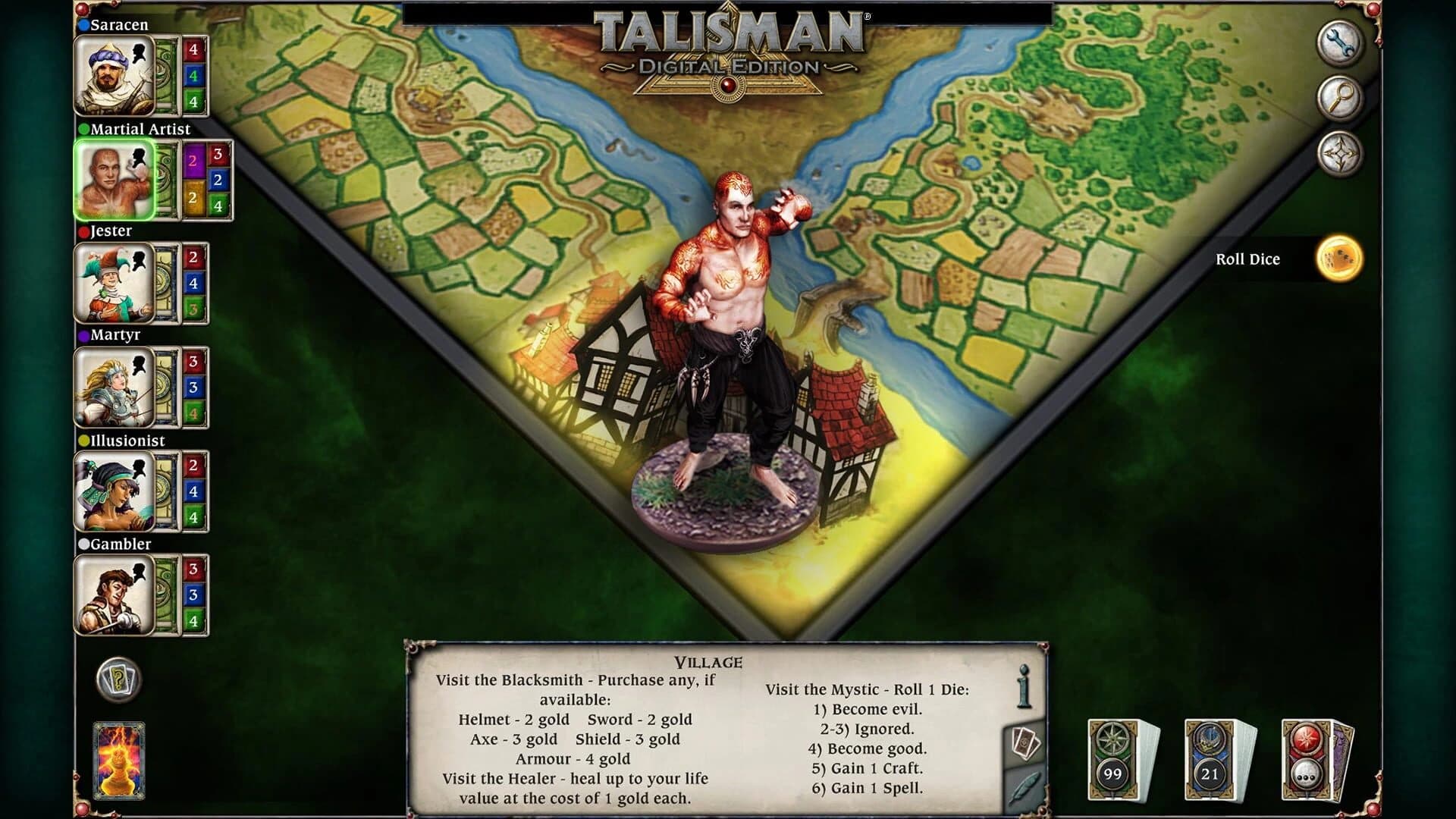 Talisman: Digital Edition - Martial Artist screenshot 1