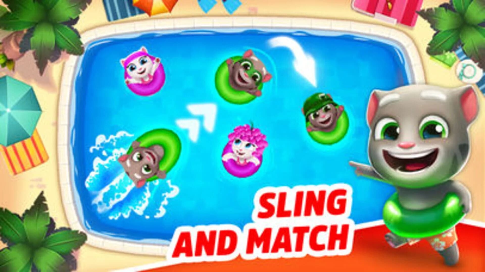 Talking Tom Pool screenshot 1