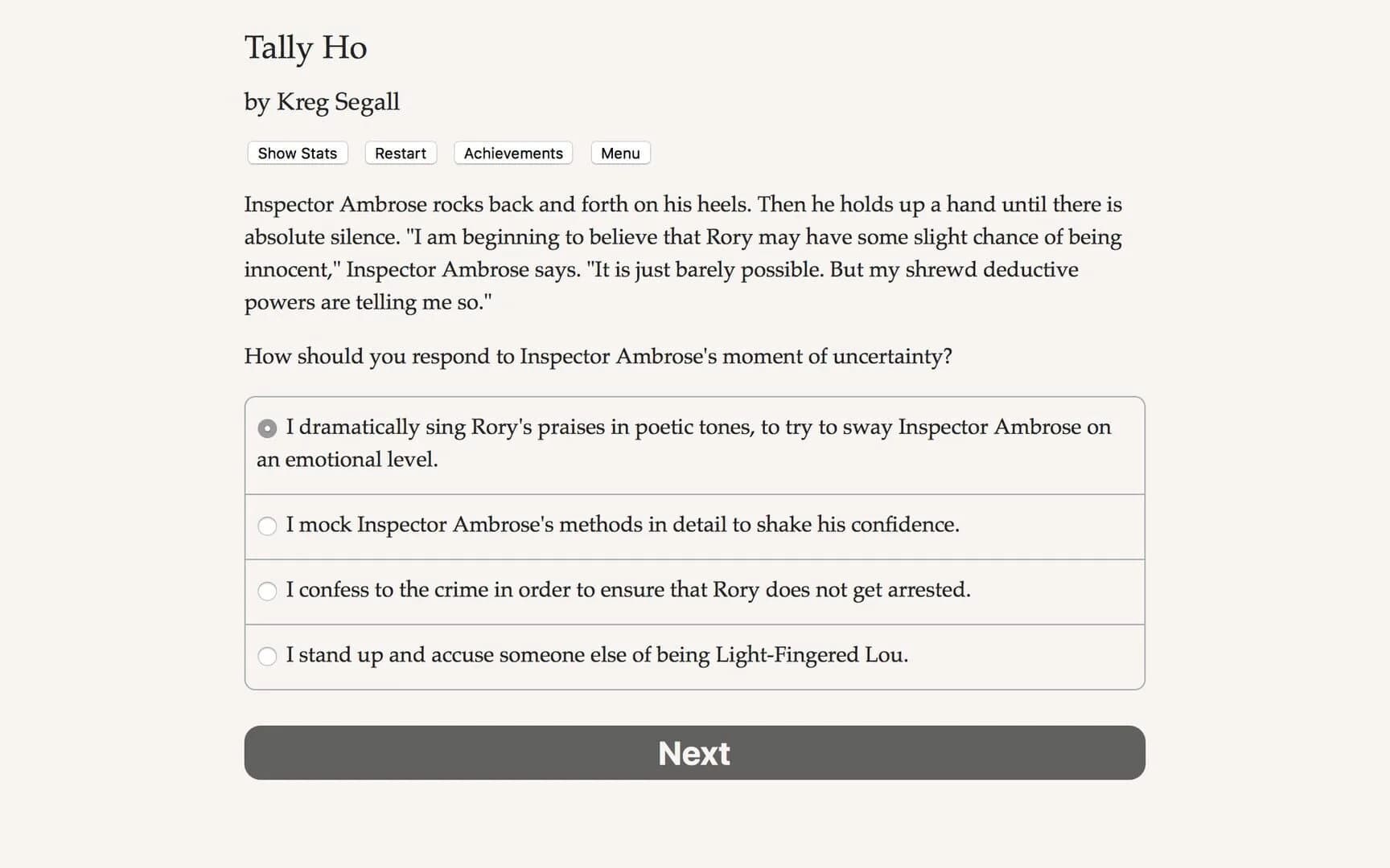 Tally Ho screenshot 4