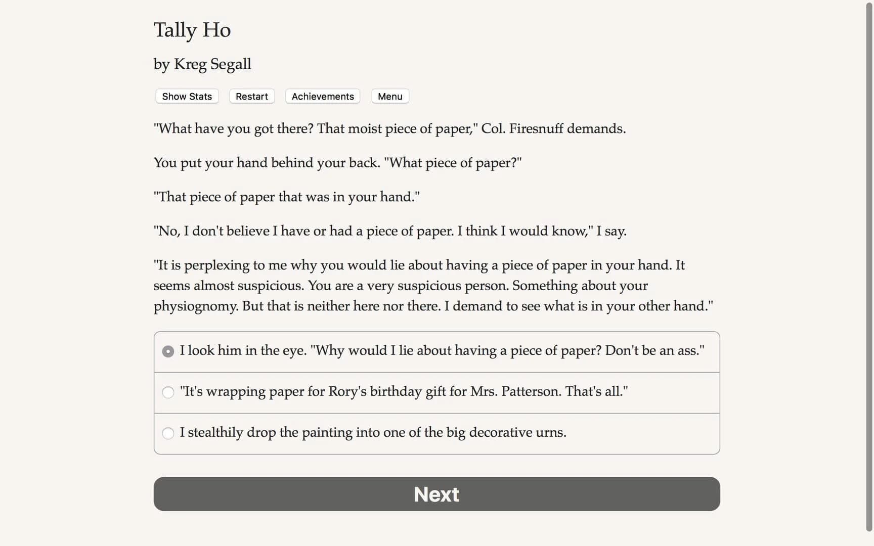 Tally Ho screenshot 5