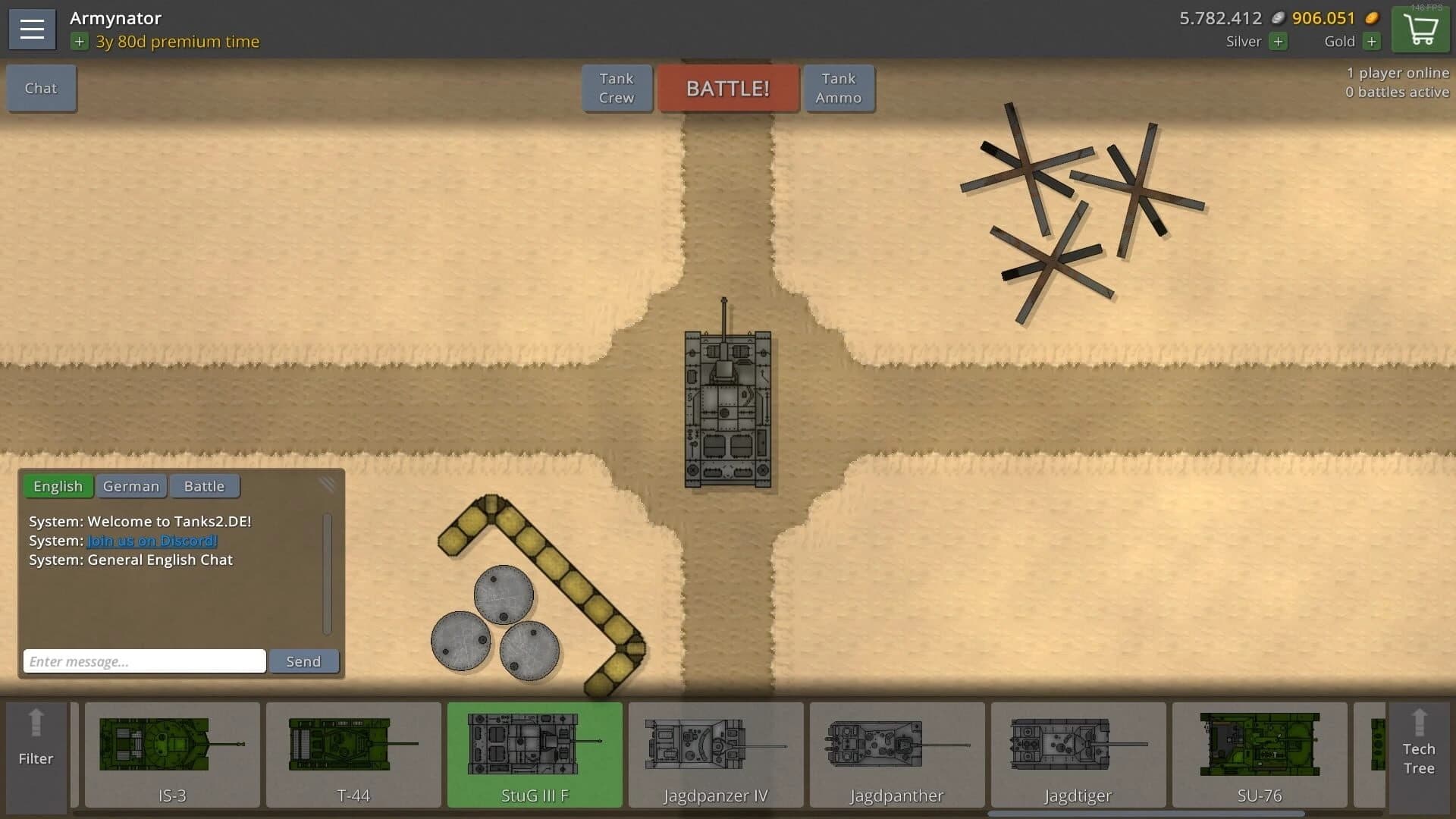Tanks2.DE screenshot 1