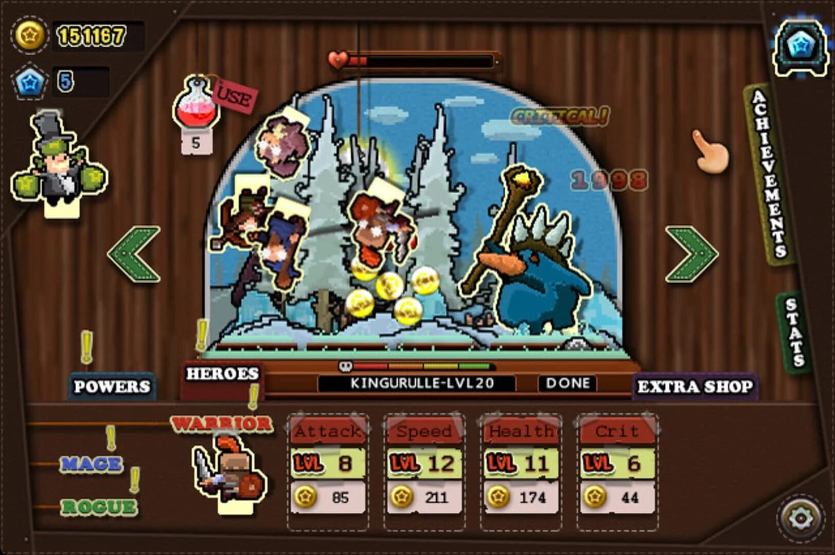 Tap Heroes screenshot 5