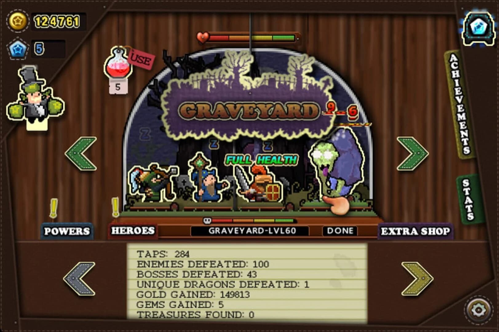 Tap Heroes screenshot 1
