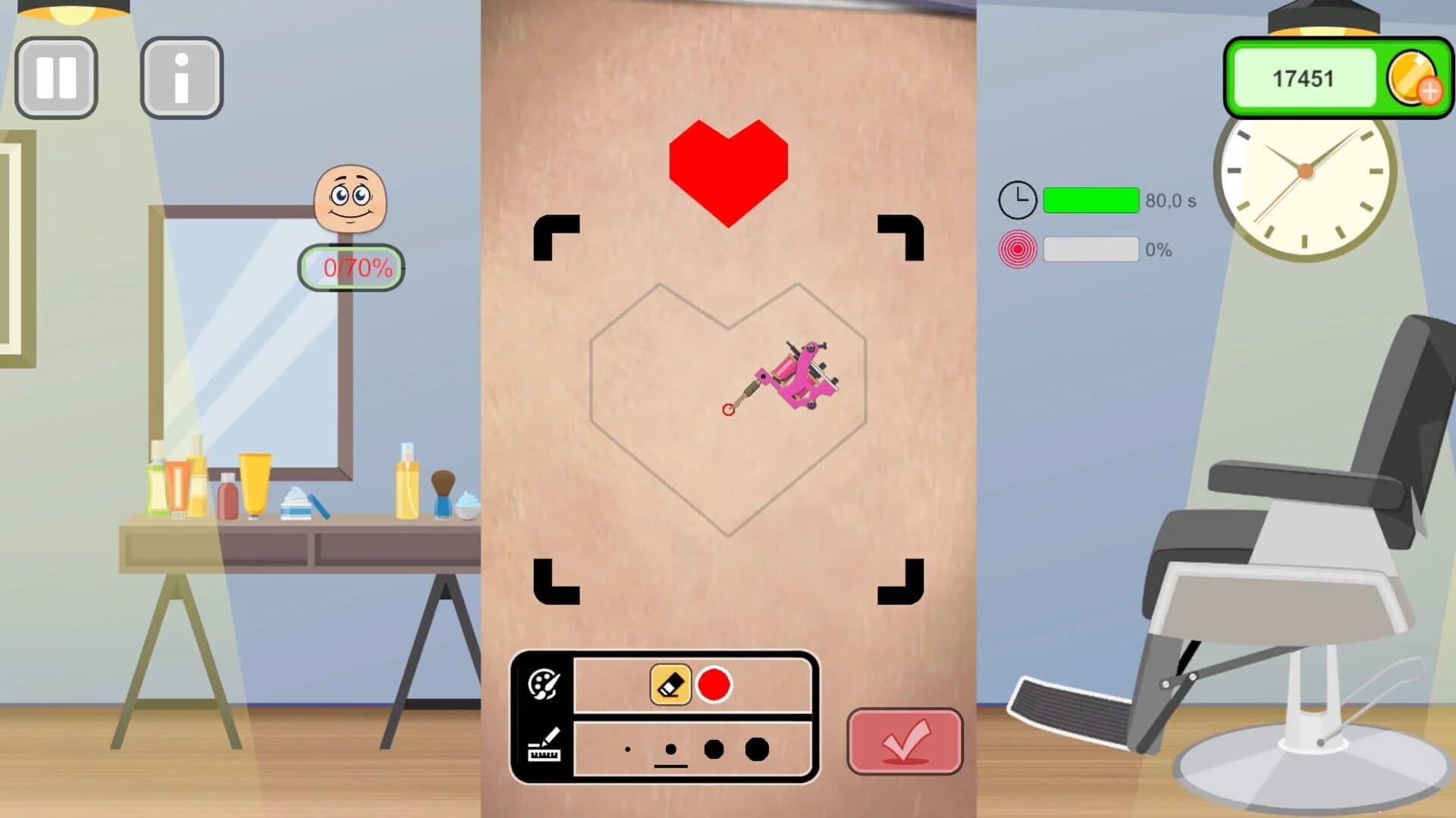 Tattoo Studio Simulator screenshot 2