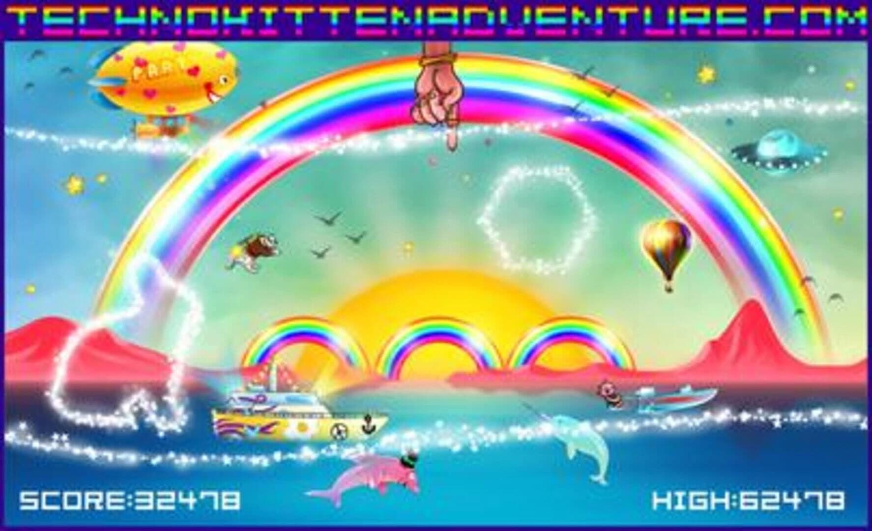 Techno Kitten Adventure screenshot 1