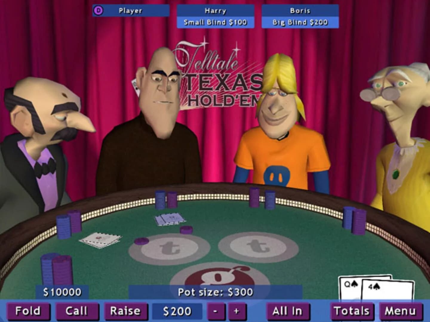 Telltale Texas Hold'em screenshot 1