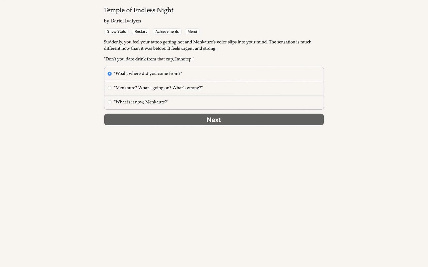 Temple of Endless Night screenshot 3