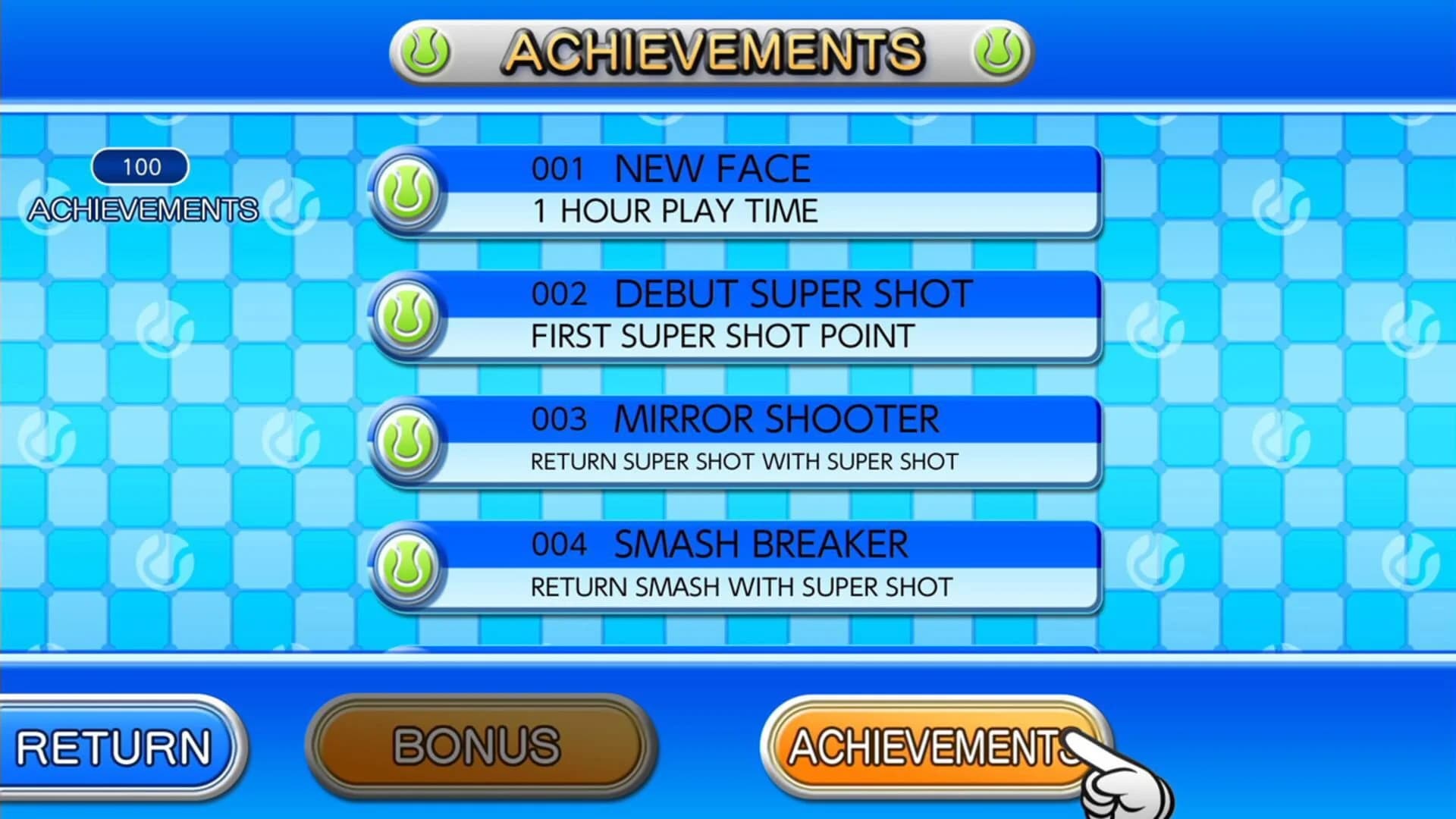 Tennis screenshot 1
