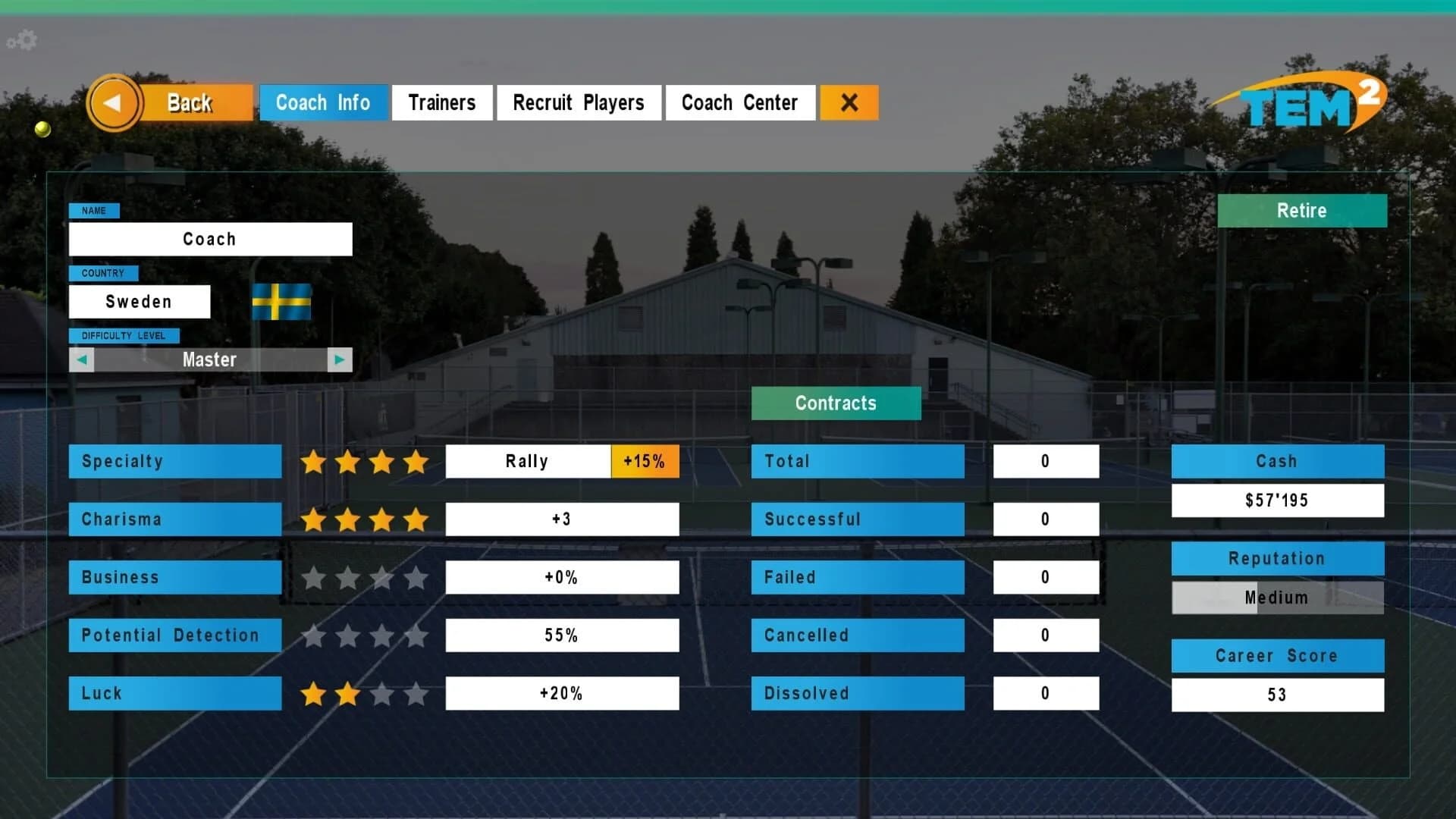 Tennis Elbow Manager 2 screenshot 1