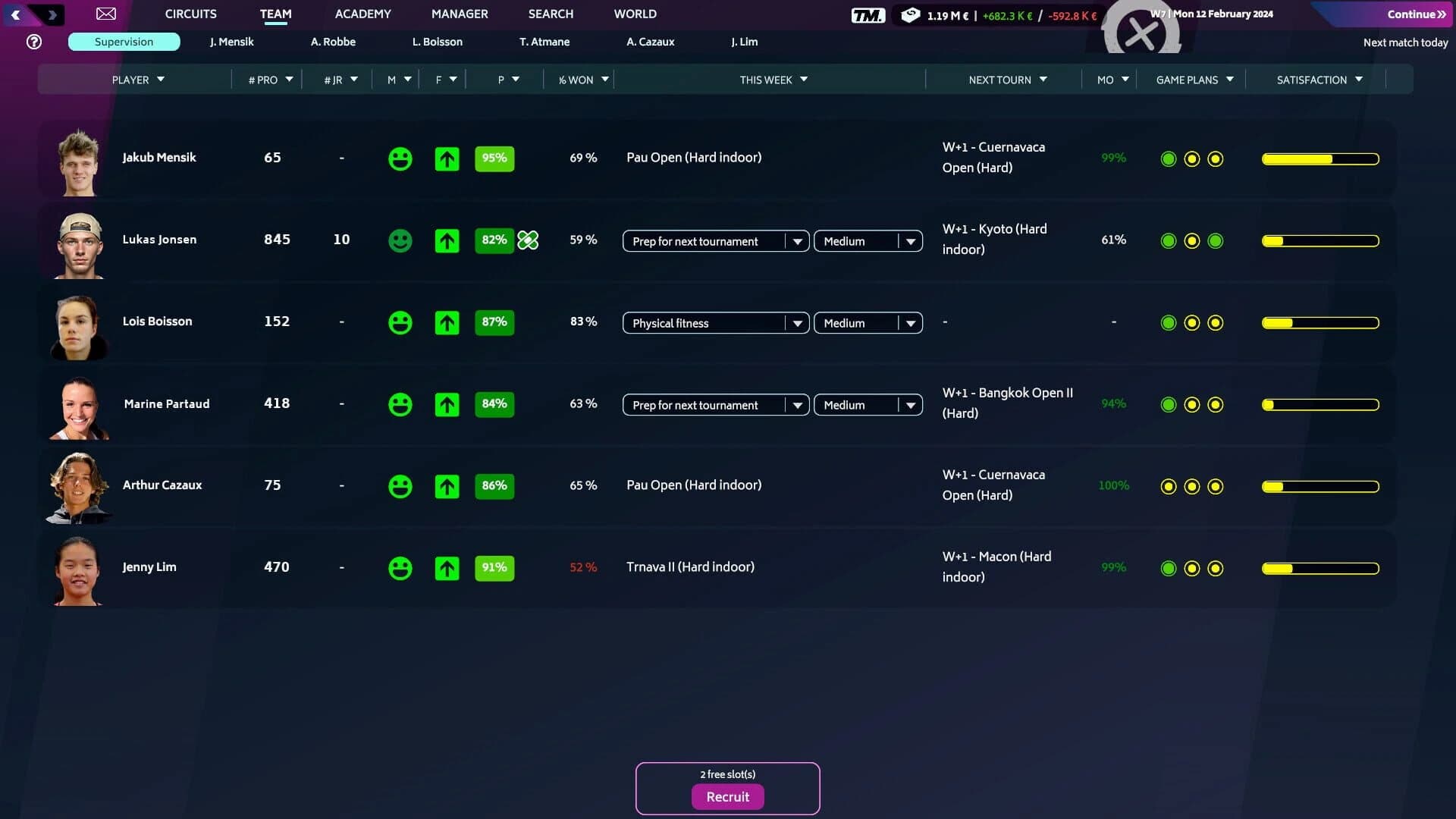 Tennis Manager 2024 screenshot 5