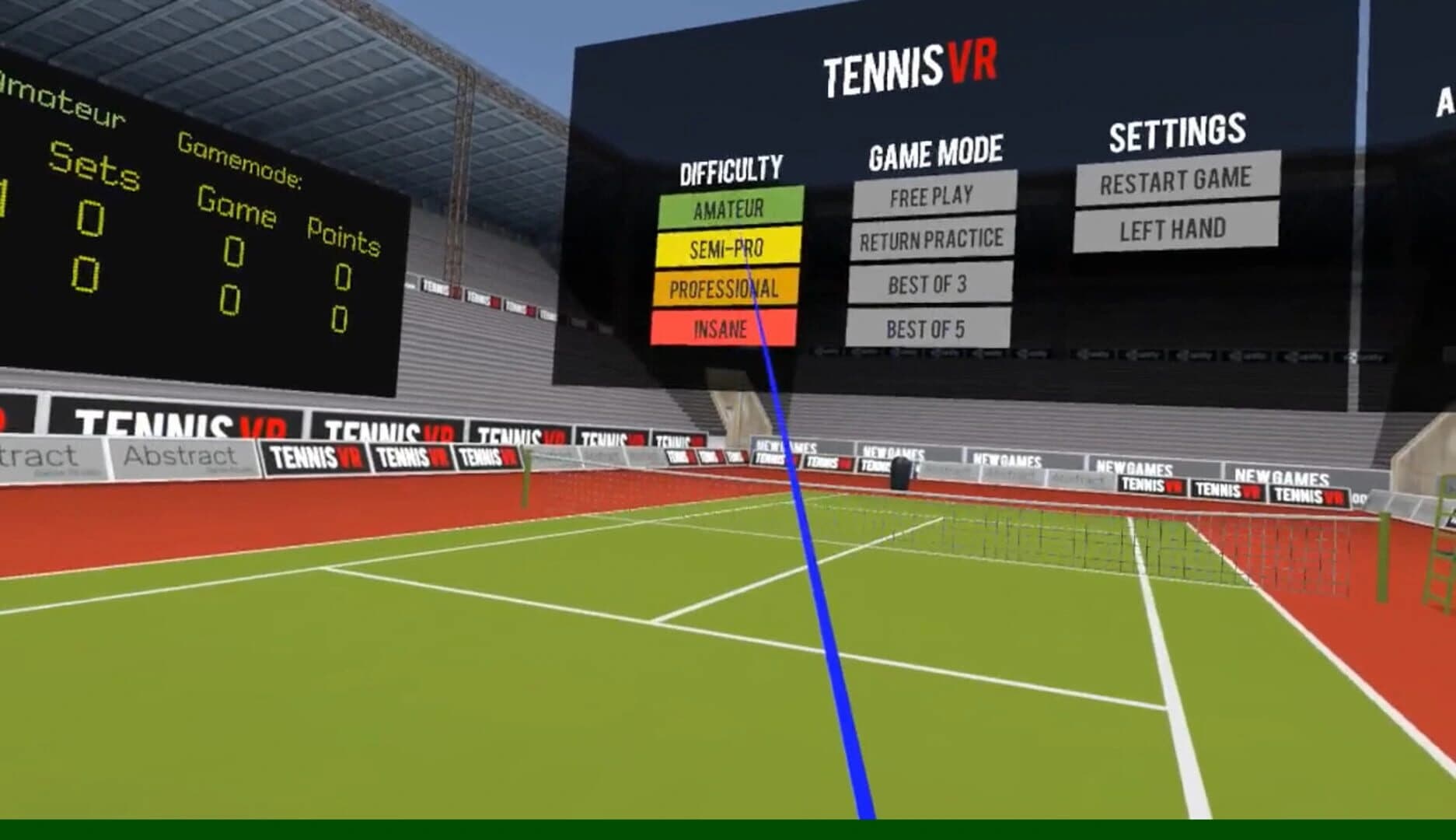 TennisVR screenshot 3
