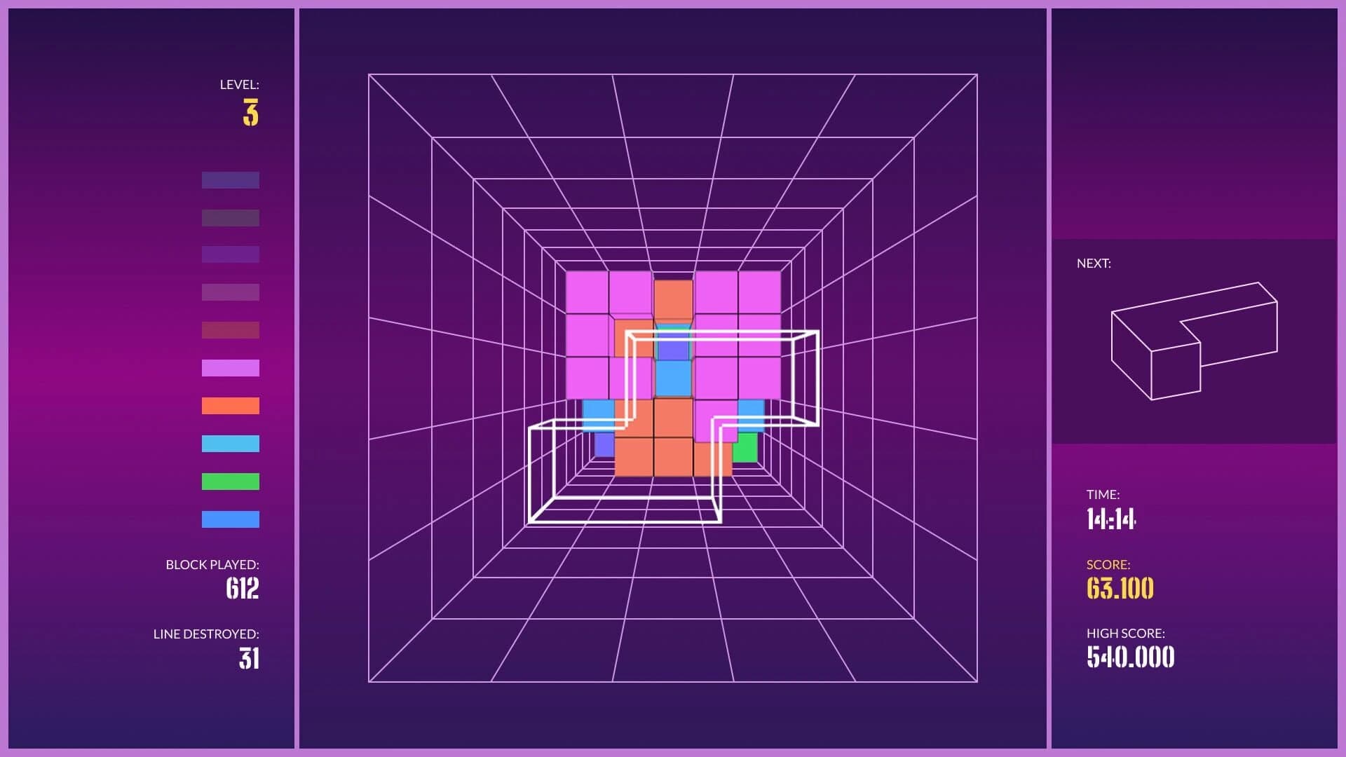 Tetrix 3D screenshot 3