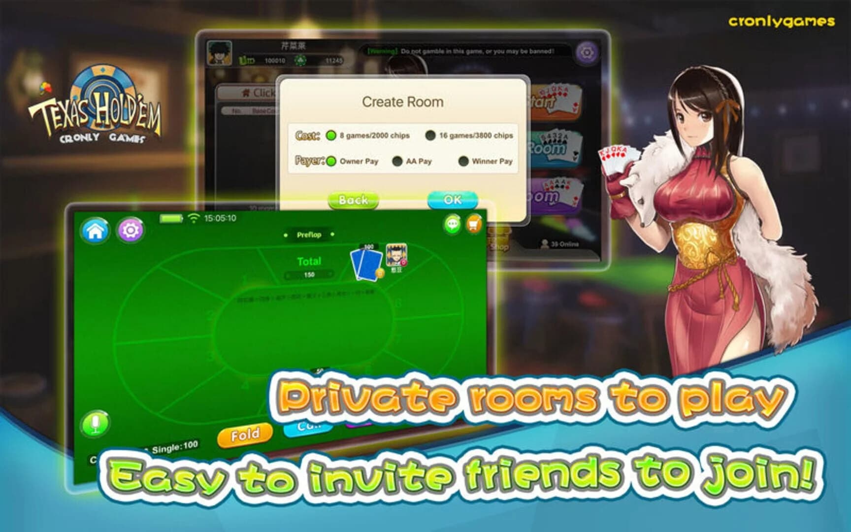 Texas Hold'em: Daily Poke it! screenshot 2