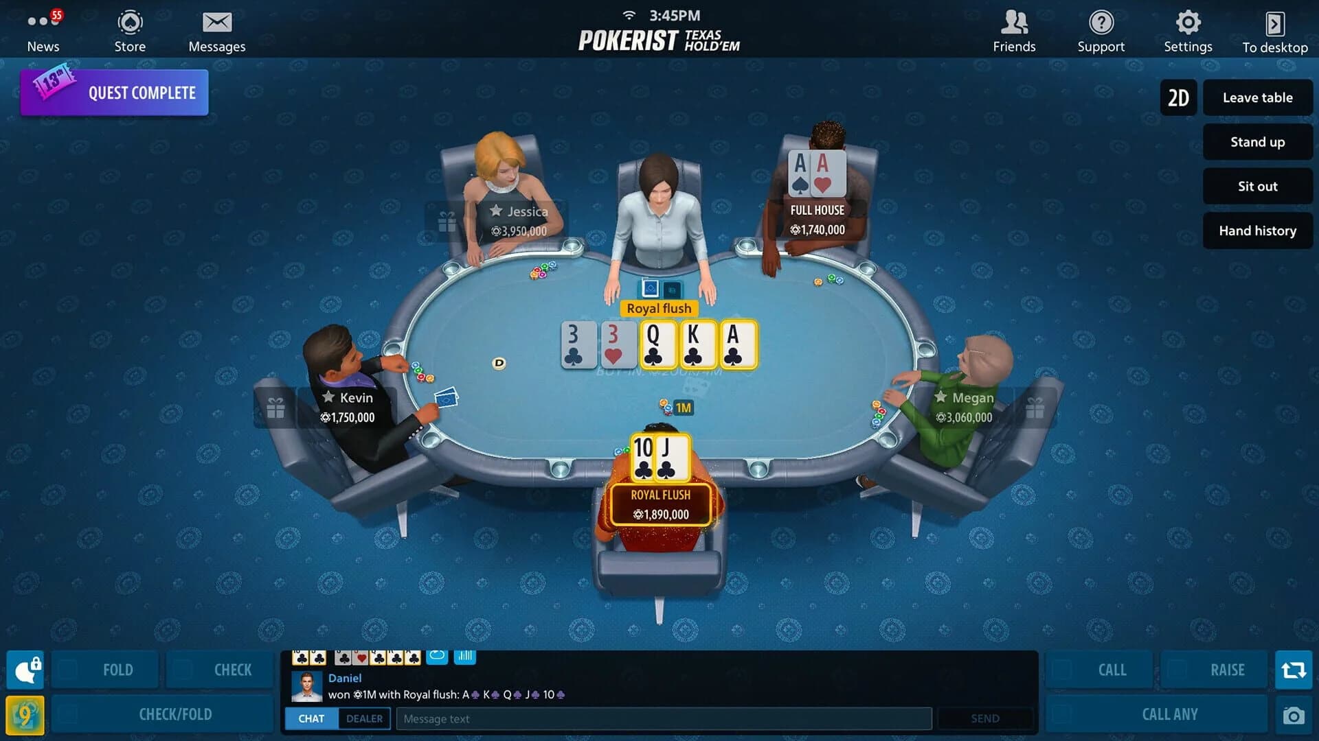 Texas Hold'em Poker: Pokerist screenshot 1