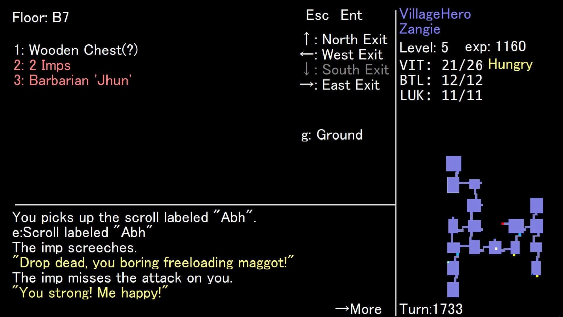 Text Dungeon: The Ring of Life screenshot 1