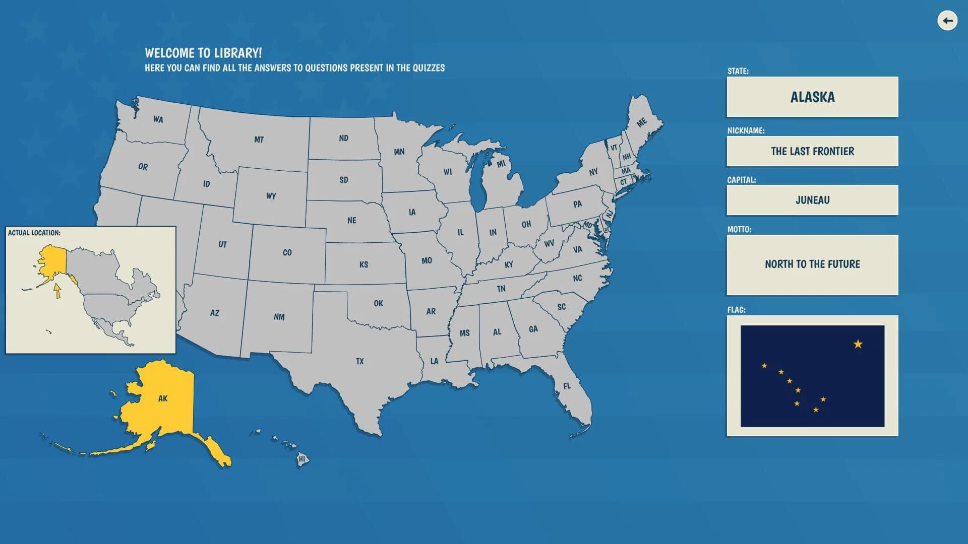 The 50 States Quiz screenshot 4
