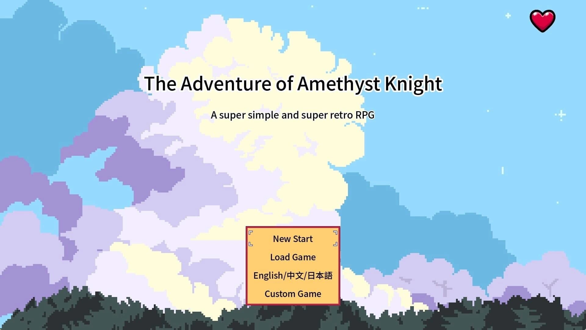 The Adventure of Amethyst Knight screenshot 1