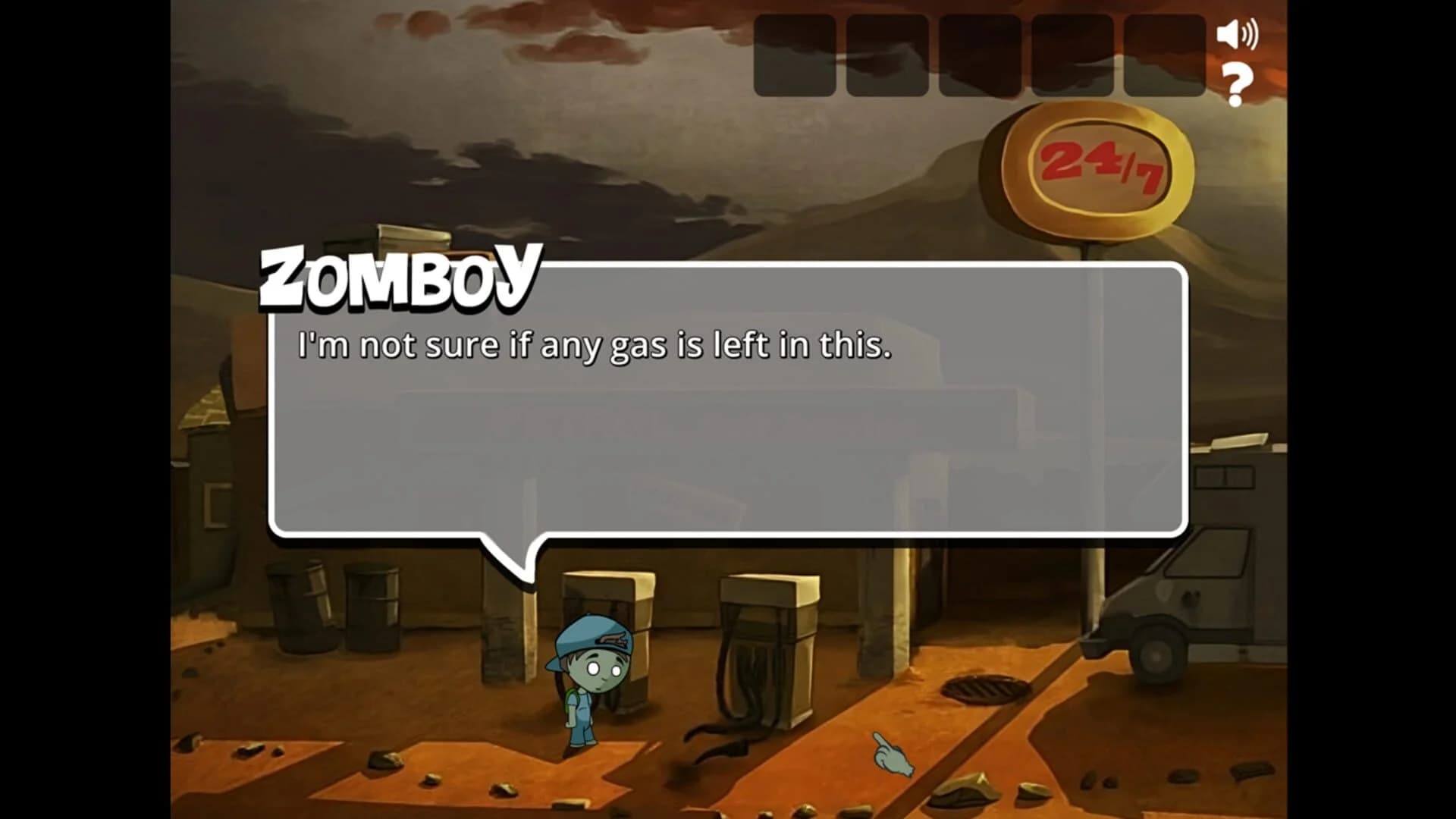The Adventures of Zomboy screenshot 1