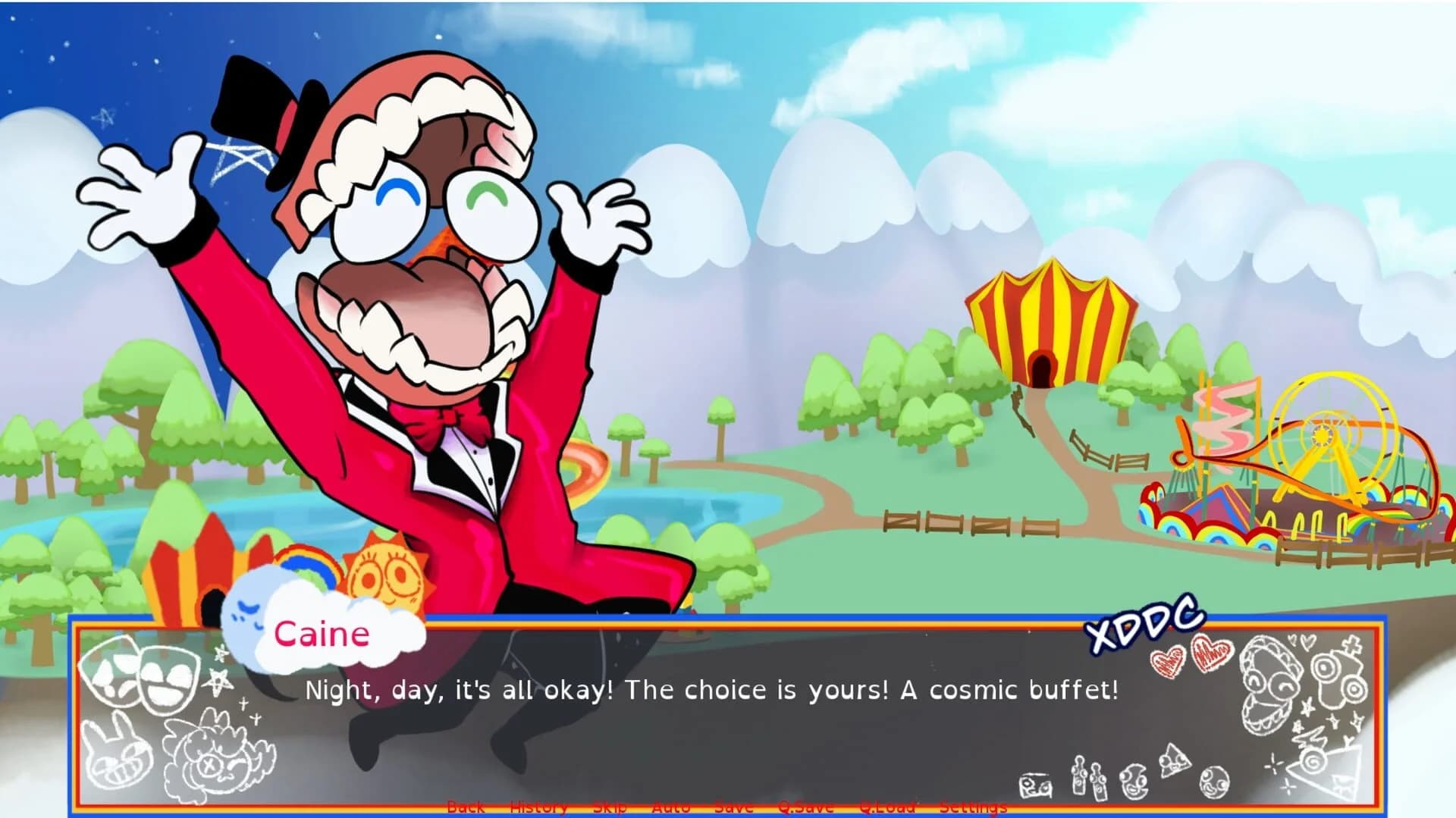 The Amazing Digital Circus: Fan VN Game screenshot 3